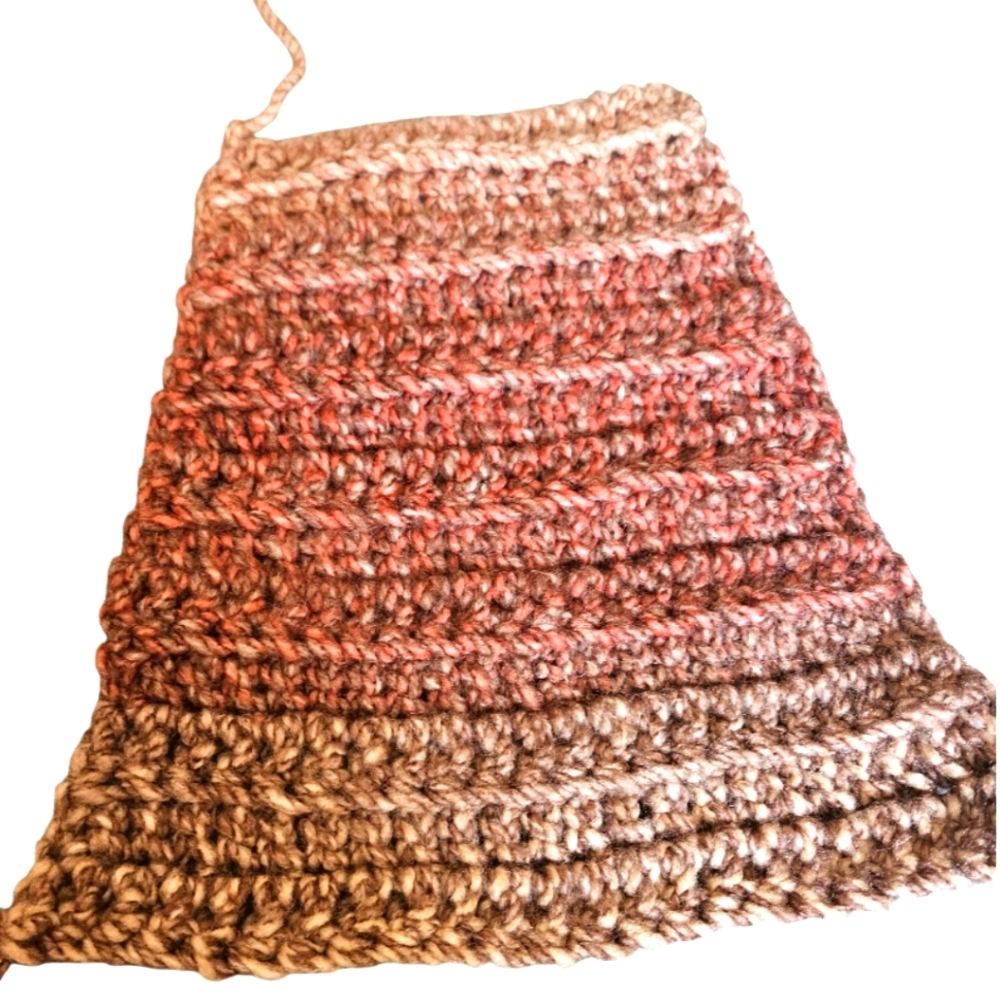 Handmade Halloween Upcycled Jean Crochet Crossbody Bag  Eco-Friendly Fall Purse - Picture 8 of 17
